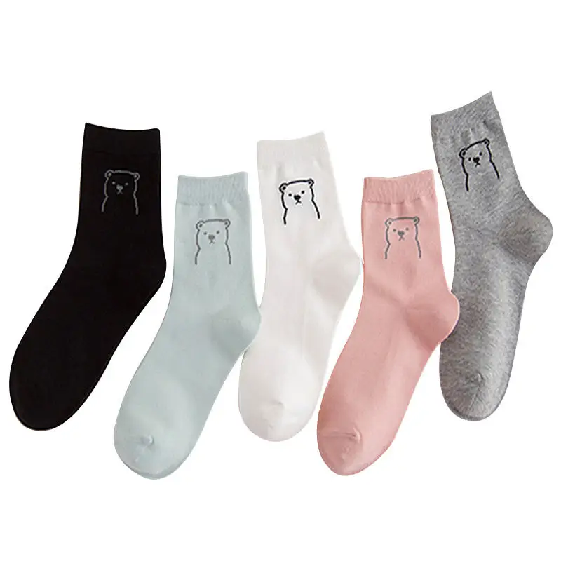 5 Pairs Cartoon Bear Cute Women Short Socks Winter Warm Soft Sports Socks For Women Breathable Cotton Confortable Socks Autumn
5 Pairs Cartoon Bear Cute Women Short Socks Winter Warm Soft Sports Socks For Women Breathable Cotton Confortable Socks Autumn
