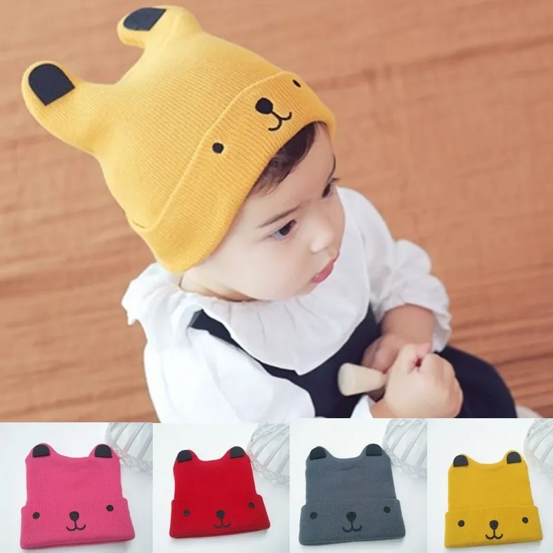 1PC New Autumn baby boy and girl knit hat winter baby warm bear cartoon cap children wool hat cap beanies kids Christmas gift
1PC New Autumn baby boy and girl knit hat winter baby warm bear cartoon cap children wool hat cap beanies kids Christmas gift