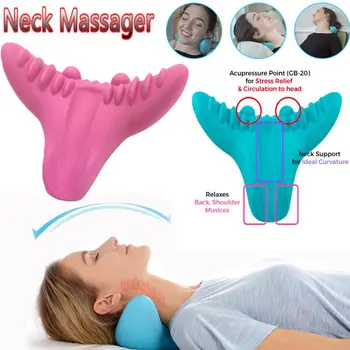 Neck & Shoulder Relaxer Neck Pain Relief C-Rest Massage Pillow Neck Support Pillow
Neck & Shoulder Relaxer Neck Pain Relief C-Rest Massage Pillow Neck Support Pillow