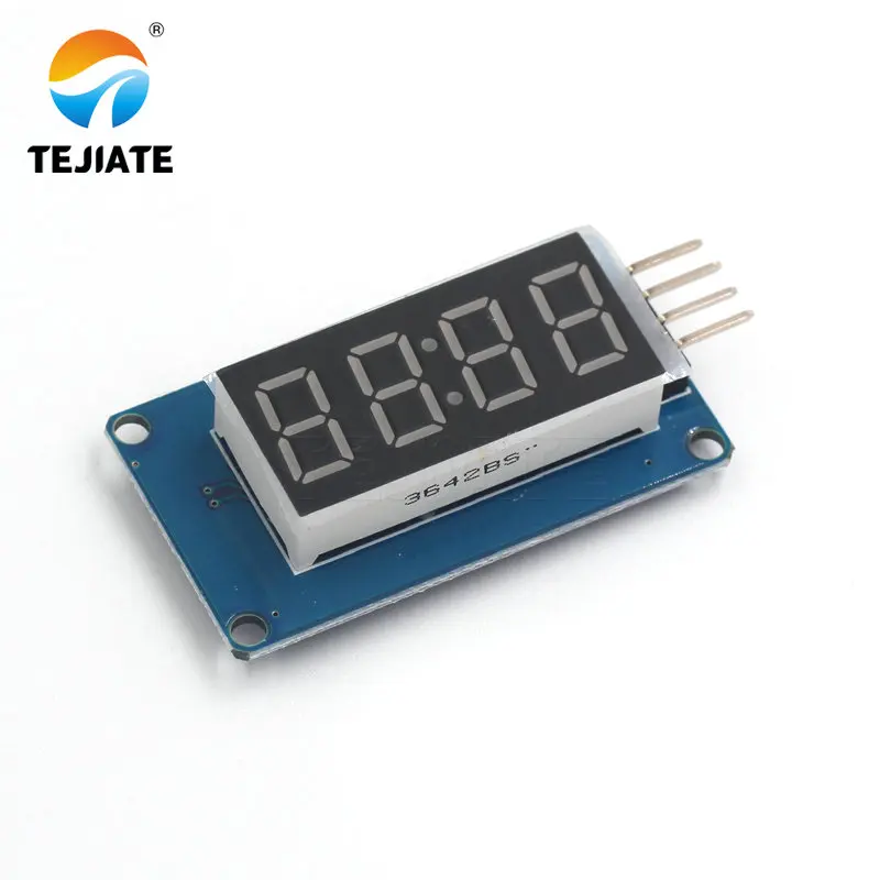 TM1637 LED Display Module 7 Segment 4 Bits 0.36 Inch Clock RED Anode Digital Tube Four Serial Driver Board Pack
TM1637 LED Display Module 7 Segment 4 Bits 0.36 Inch Clock RED Anode Digital Tube Four Serial Driver Board Pack