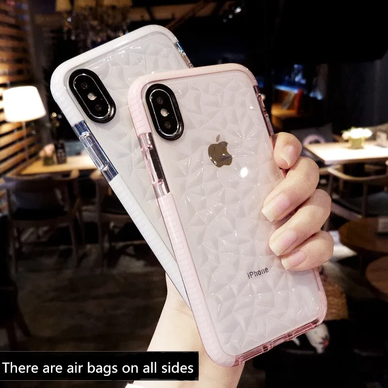 Rhombus Clear Case For iPhone X Water Feeling Case FGHGF Luxury Geometric Diamond Transparent Soft Cover For iPhone 6 6S 7 8
Rhombus Clear Case For iPhone X Water Feeling Case FGHGF Luxury Geometric Diamond Transparent Soft Cover For iPhone 6 6S 7 8