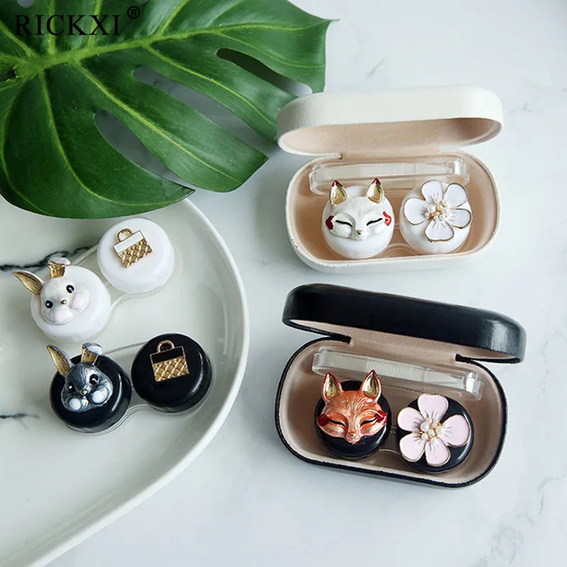 Cute Cartoon Handmade Contact Lens Case Women Colorful Lenes Box Hard Container Holder Eyewear Protector Travel Kit
Cute Cartoon Handmade Contact Lens Case Women Colorful Lenes Box Hard Container Holder Eyewear Protector Travel Kit