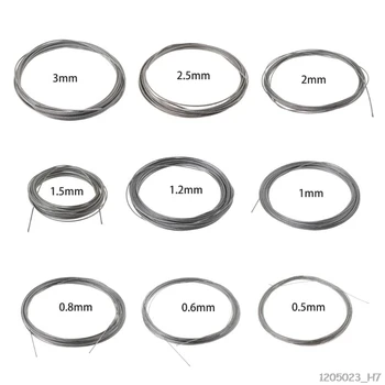 New 10m 304 Stainless Steel Wire Rope Soft Fishing Lifting Cable 7*7 Clothesline
New 10m 304 Stainless Steel Wire Rope Soft Fishing Lifting Cable 7*7 Clothesline