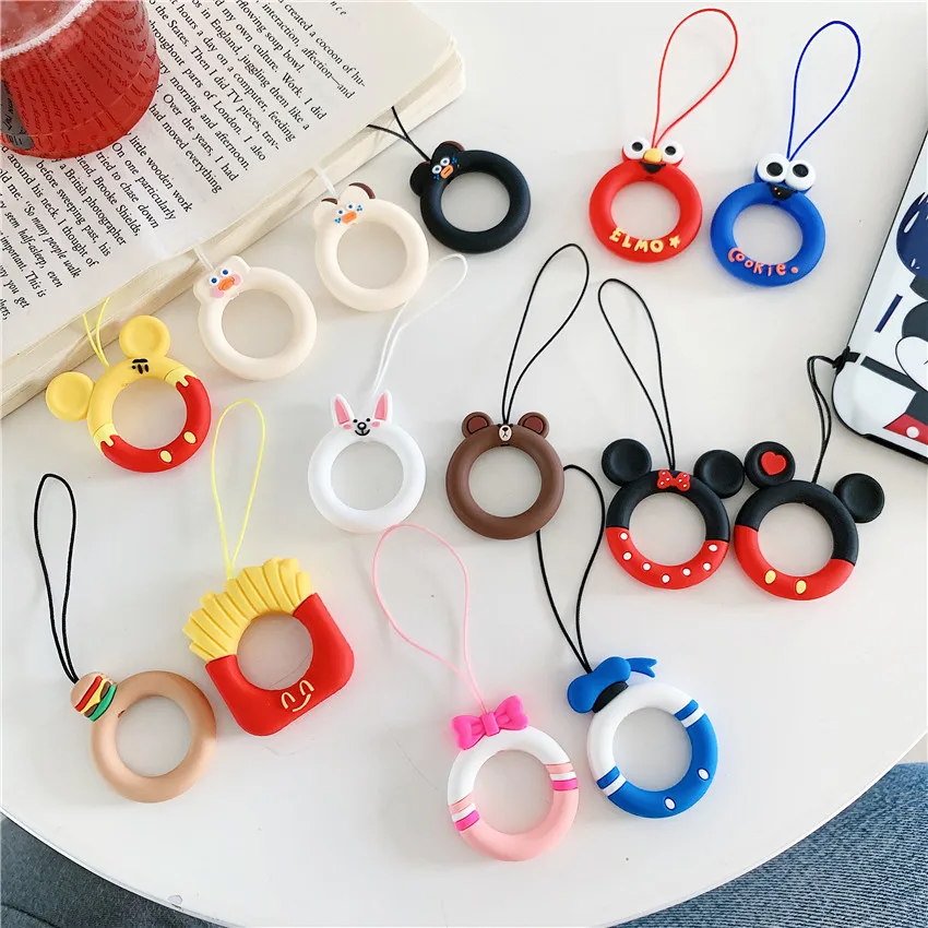 Cartoon Finger Ring Pendant Anti-fall Cute Universal Mobile Phone Lanyard Short Rope Ring Strap DIY Accessories for Airpods Case
Cartoon Finger Ring Pendant Anti-fall Cute Universal Mobile Phone Lanyard Short Rope Ring Strap DIY Accessories for Airpods Case