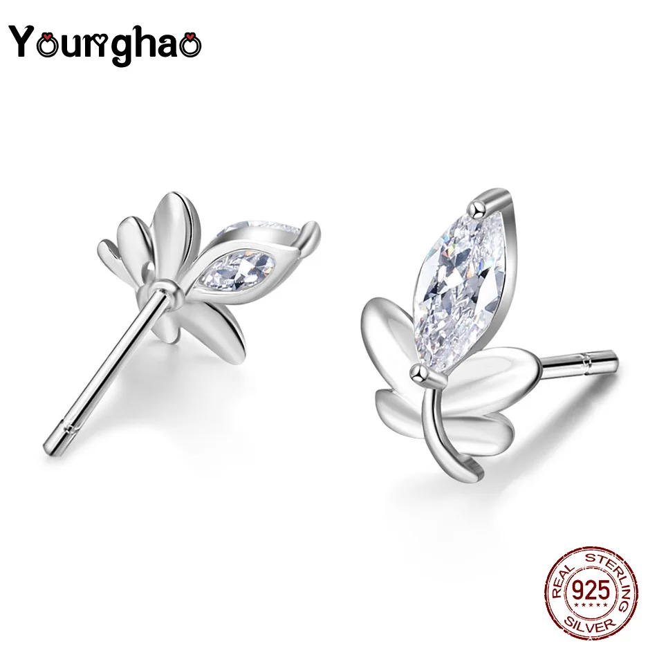 Younghao Real 925 Sterling Silver Push Back Small Leaf Stud Earrings For Women Girls Children Baby Kids Mini Minimalist Jewelry
Younghao Real 925 Sterling Silver Push Back Small Leaf Stud Earrings For Women Girls Children Baby Kids Mini Minimalist Jewelry