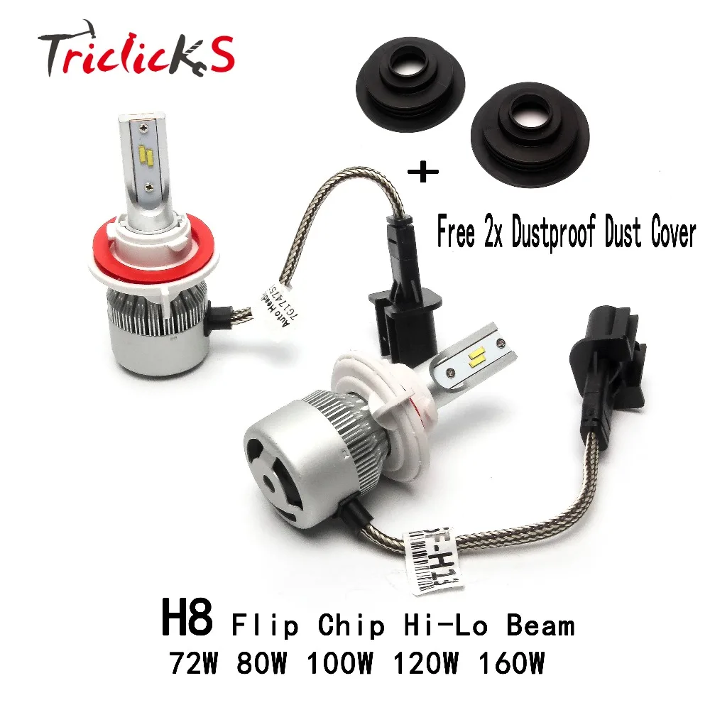 Triclicks H8 12V 6000K Car LED Headlight Bulb+Free Pair Dustproof Dust Covers For Honda Suzuki Toyota BWM Benz Ford Lada Mazda
Triclicks H8 12V 6000K Car LED Headlight Bulb+Free Pair Dustproof Dust Covers For Honda Suzuki Toyota BWM Benz Ford Lada Mazda