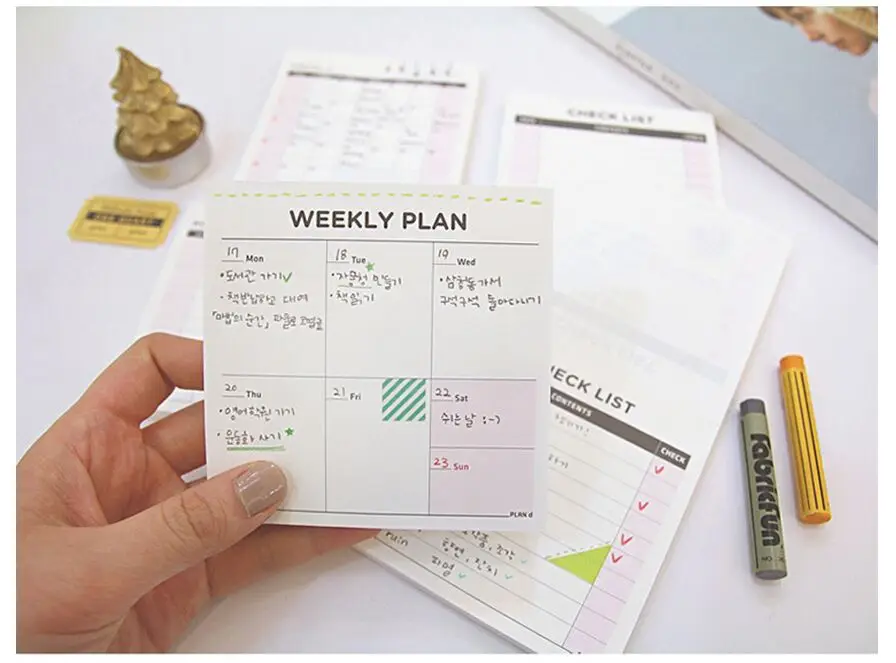60 Pages Weekly Monthly Plan Mini Notebook Check list Diary Agenda Message Note Work Schedule Desktop Scratch Pad Memos Book
60 Pages Weekly Monthly Plan Mini Notebook Check list Diary Agenda Message Note Work Schedule Desktop Scratch Pad Memos Book