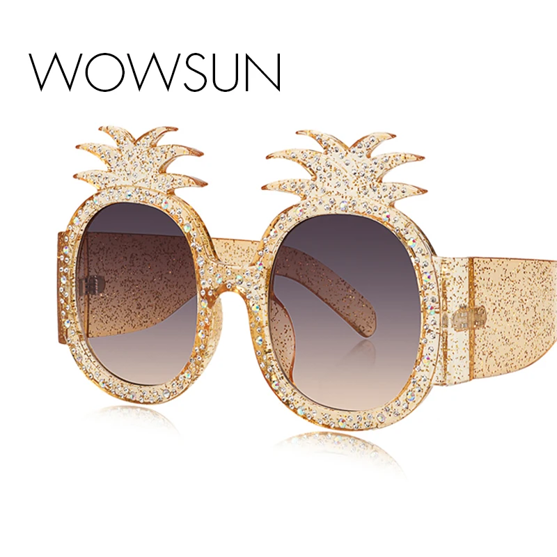 WOWSUN Fashion Brand Designer Female Sunglasses Women Round Eyewear Oversized Pineapple Sun glasses Frame Gradient UV400 A336
WOWSUN Fashion Brand Designer Female Sunglasses Women Round Eyewear Oversized Pineapple Sun glasses Frame Gradient UV400 A336