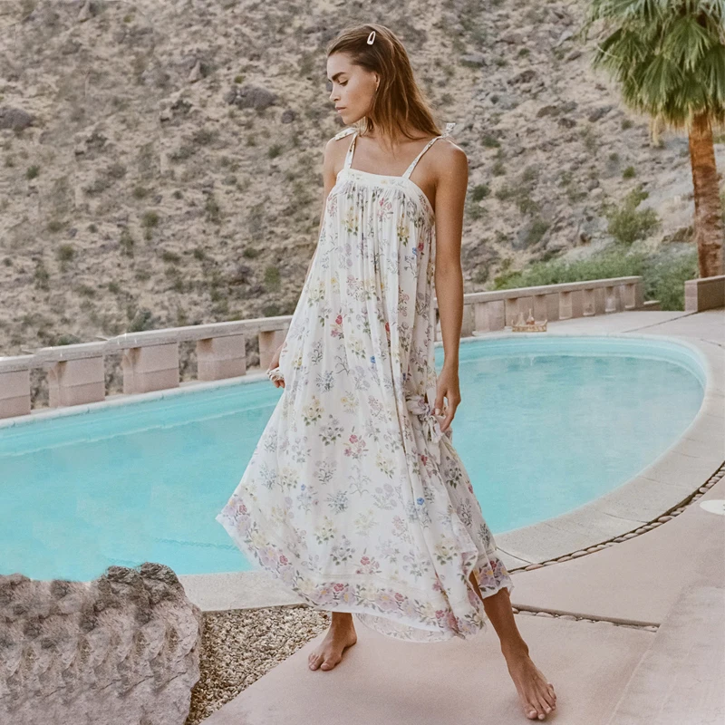 Boho Dress Women V-neck Sleeveless Straped Summer Dress Broken Flower Printed Maix Dress Casual Loose Women Dress Split Vestidos
Boho Dress Women V-neck Sleeveless Straped Summer Dress Broken Flower Printed Maix Dress Casual Loose Women Dress Split Vestidos