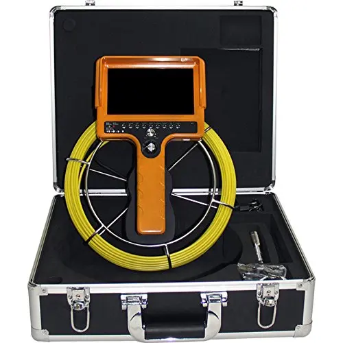 HBUDS Color 1000TVL 30m Cable 7'' TFT LCD Drain Inspection Camera With DVR Borescope Pipe Sewer Camera Portable Aluminum Case
HBUDS Color 1000TVL 30m Cable 7'' TFT LCD Drain Inspection Camera With DVR Borescope Pipe Sewer Camera Portable Aluminum Case