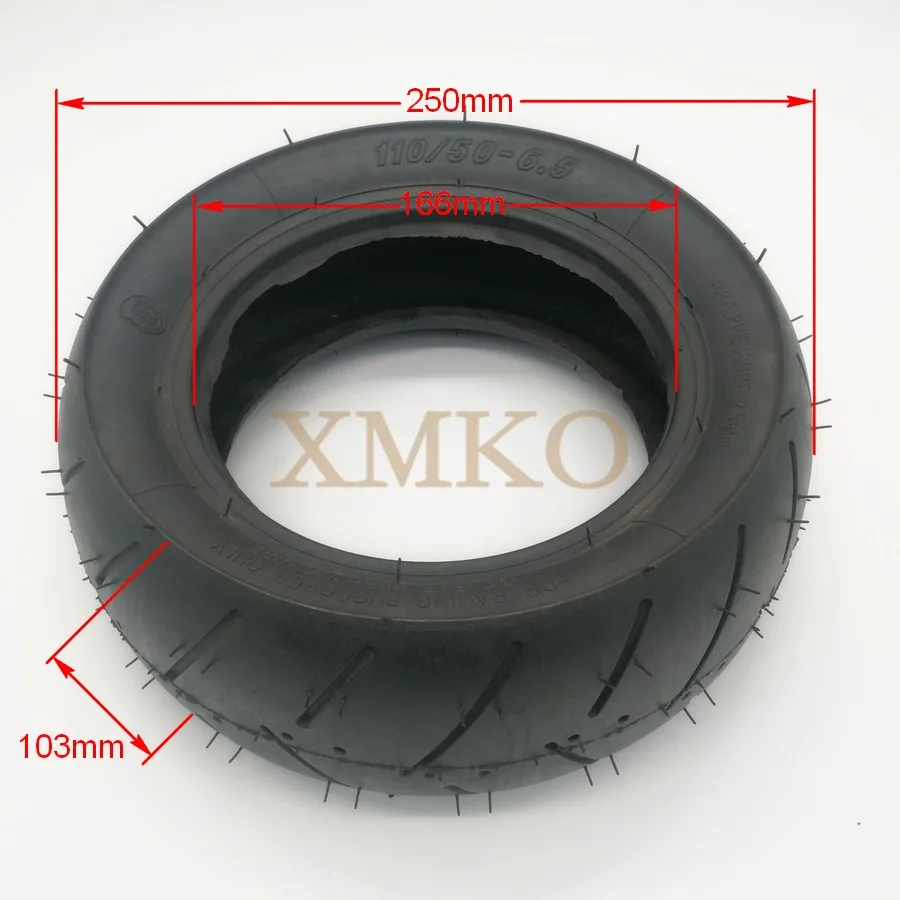 Free Shipping 110 50-6.5 Tubeless Tire For Electric Scooter Dualtron Ultra DIY FOR 2 Stoke Air Cooled Mini Pocket Bike Wheel 1
