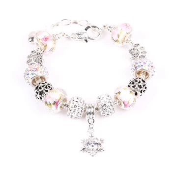 dodocharms 2020 Elegant Temperament Snowflake Pendant Silver Color European Charm Bracelets Bangles Jewelry For Women Gift
dodocharms 2020 Elegant Temperament Snowflake Pendant Silver Color European Charm Bracelets Bangles Jewelry For Women Gift