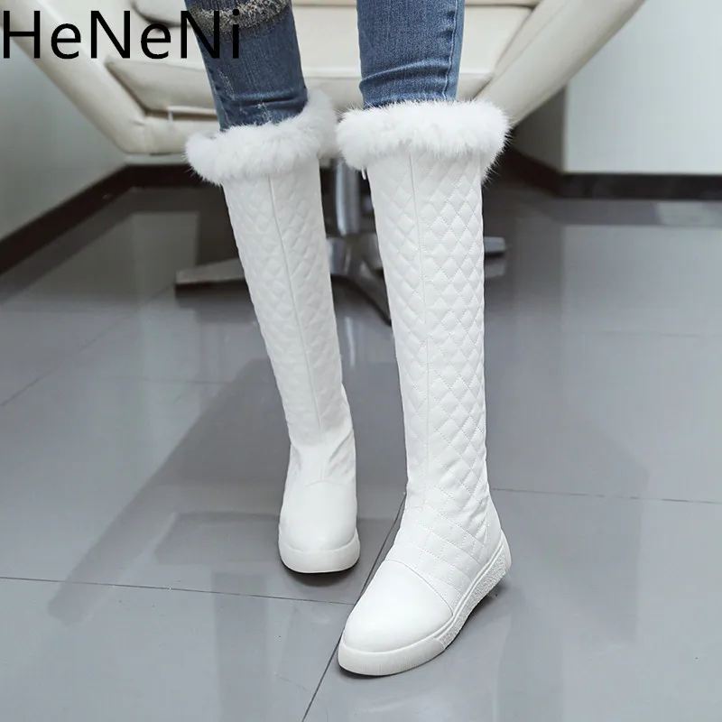 Winter boots Knee High Women Snow Boots Plush Warm shoes Plus size 32-43 easy wear Girl White Zip shoes Female Hot boots
Winter boots Knee High Women Snow Boots Plush Warm shoes Plus size 32-43 easy wear Girl White Zip shoes Female Hot boots