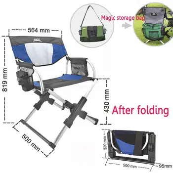 Portable Oxford cloth Fishing Chair High intensity aluminum alloy Magician Folding Camping Chair with bag bearing100kg
Portable Oxford cloth Fishing Chair High intensity aluminum alloy Magician Folding Camping Chair with bag bearing100kg