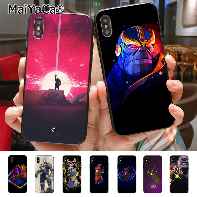 MaiYaCa Marvel Thanos Printing Drawing protection phone Cover Case for Apple iPhone X 8 7 6 6S Plus 5 5S SE 5C cass
MaiYaCa Marvel Thanos Printing Drawing protection phone Cover Case for Apple iPhone X 8 7 6 6S Plus 5 5S SE 5C cass