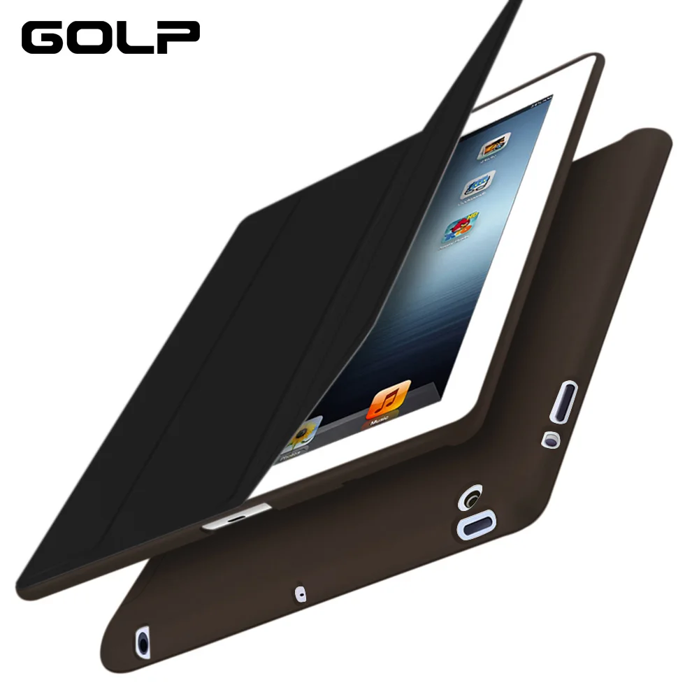 Cover for iPad 4 Case, 2 In 1 Magnet PU Leather Smart Cover for Ipad 2 GOLP PC Back Flip Case for iPad 3 cover for ipad 2 3 4
Cover for iPad 4 Case, 2 In 1 Magnet PU Leather Smart Cover for Ipad 2 GOLP PC Back Flip Case for iPad 3 cover for ipad 2 3 4