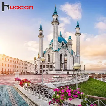 Huacan Full Diamond Mosaic Mosque New DIY Diamond Embroidery Cross-stitch Scenic Pictures Of Rhinestones
Huacan Full Diamond Mosaic Mosque New DIY Diamond Embroidery Cross-stitch Scenic Pictures Of Rhinestones