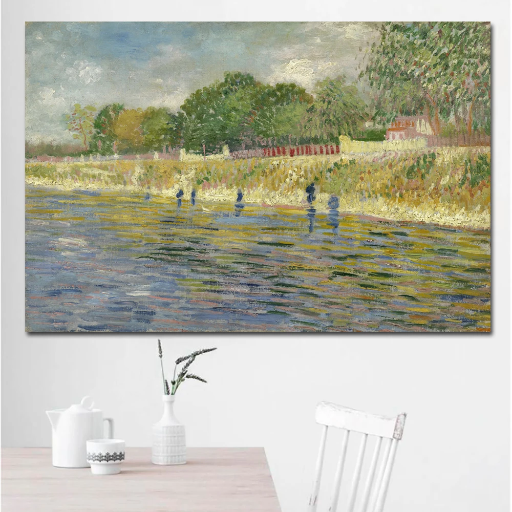 The Banks of the Seine-70x105