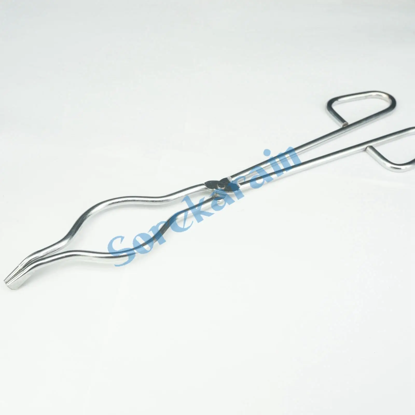 350mm Length Stainless Steel Crucible Tongs Bent Beaker Hold Melting Dish Holder Labware
350mm Length Stainless Steel Crucible Tongs Bent Beaker Hold Melting Dish Holder Labware