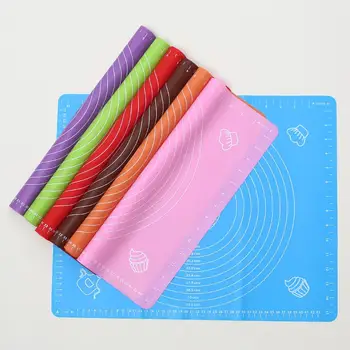 Silicone Baking Mat Pastry Scale Liner Heat Resistance Pad Pastry Rolling Dough Fondant Baking Pastry Tools 50*40 cm
Silicone Baking Mat Pastry Scale Liner Heat Resistance Pad Pastry Rolling Dough Fondant Baking Pastry Tools 50*40 cm