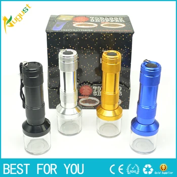 12pcs/lot Aluminum Electric Tobacco Grinder Crusher Herb Spice Smoke torch grinders for gift pipe Cigar cigarette
12pcs/lot Aluminum Electric Tobacco Grinder Crusher Herb Spice Smoke torch grinders for gift pipe Cigar cigarette