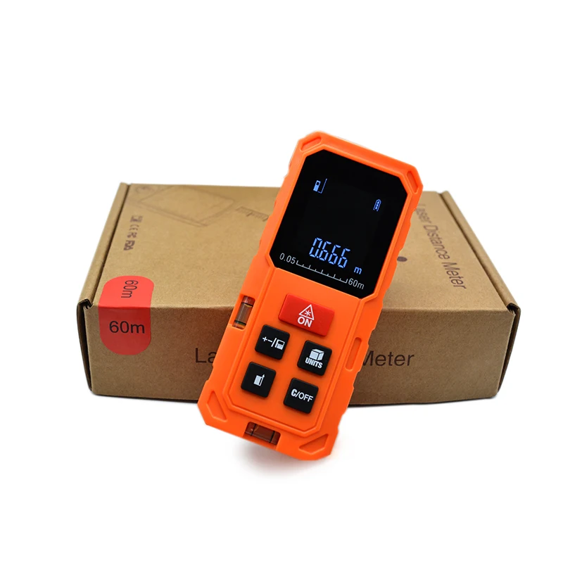 CLUBIONA shock proof orange color Handheld 40M 80M 100M palm Laser Tape measure RangeFinder distance meter
CLUBIONA shock proof orange color Handheld 40M 80M 100M palm Laser Tape measure RangeFinder distance meter
