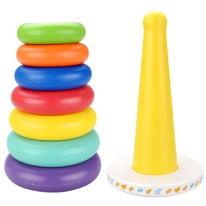 Music Rainbow Tower Stacking Seven-Color Rings Children Stacking Rings Baby Stacked Toys Tumbler Layer
Music Rainbow Tower Stacking Seven-Color Rings Children Stacking Rings Baby Stacked Toys Tumbler Layer