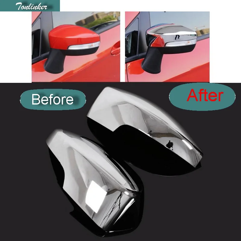 Tonlinker 2 Pcs Car Styling ABS Chrome Reversing Mirror Protection Shield Cover Case stickers for Ford Ecosport 2013 Accessories
Tonlinker 2 Pcs Car Styling ABS Chrome Reversing Mirror Protection Shield Cover Case stickers for Ford Ecosport 2013 Accessories
