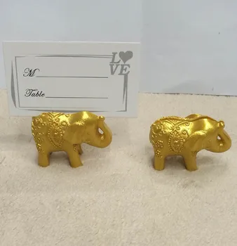 free shipping 50pcs/lot resin lucky golden elephant place card holder elephant name card holder wedding table decoration favors
free shipping 50pcs/lot resin lucky golden elephant place card holder elephant name card holder wedding table decoration favors