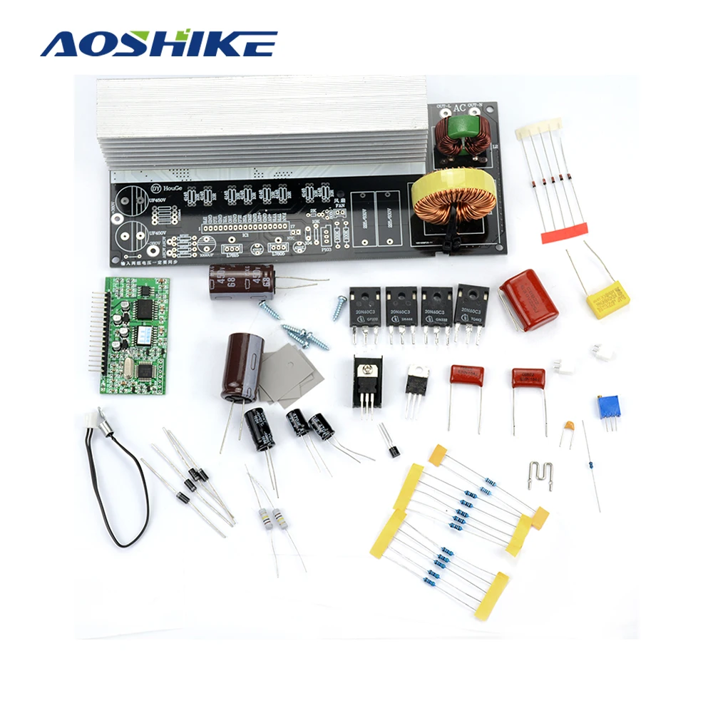 1Set 2000W Pure Sine Wave Inverter Power Board Post Sine Wave Amplifier Board DIY Kit With Heat Sinks
1Set 2000W Pure Sine Wave Inverter Power Board Post Sine Wave Amplifier Board DIY Kit With Heat Sinks