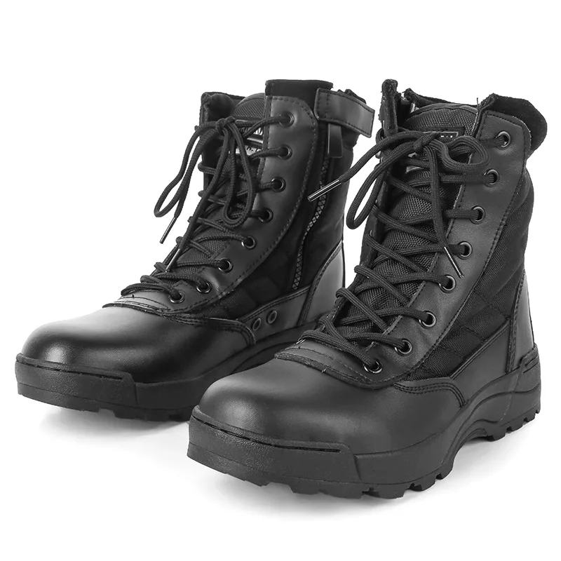 POLALI Men Tactical Military Army Boots Breathable Leather Mesh High Top Casual Desert Work Shoes Mens SWAT Ankle Combat Boot
POLALI Men Tactical Military Army Boots Breathable Leather Mesh High Top Casual Desert Work Shoes Mens SWAT Ankle Combat Boot