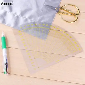 VODOOL Fan Shape Foot Seam Ruler Quilting Patchwork Ruler Scrapbooking Cutting Tool Craft Tailor DIY Sewing Ruler Stationery
VODOOL Fan Shape Foot Seam Ruler Quilting Patchwork Ruler Scrapbooking Cutting Tool Craft Tailor DIY Sewing Ruler Stationery