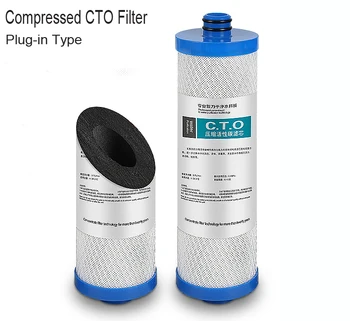 10"Plug-in Compressed Activated Carbon Filter/Chemical free filter replacement/Carbon filter candle for tap water purifier
10"Plug-in Compressed Activated Carbon Filter/Chemical free filter replacement/Carbon filter candle for tap water purifier