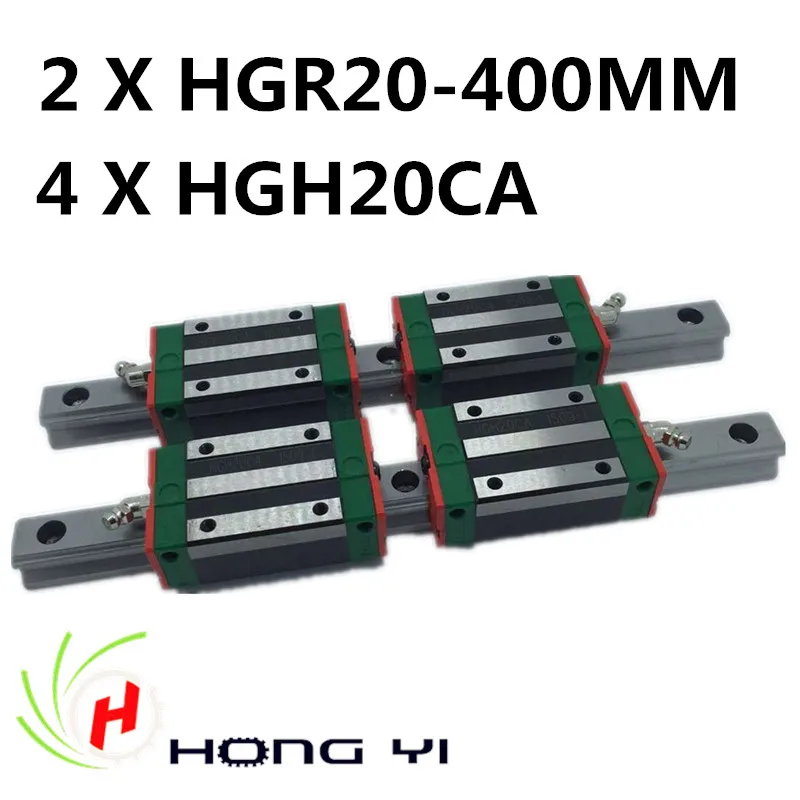 HGR20 linear rails, 2pcs HIWIN Carril Linear Rail 400mm + 4pcs Rail Linear Block HGW20CA HGH20 for CNC
HGR20 linear rails, 2pcs HIWIN Carril Linear Rail 400mm + 4pcs Rail Linear Block HGW20CA HGH20 for CNC