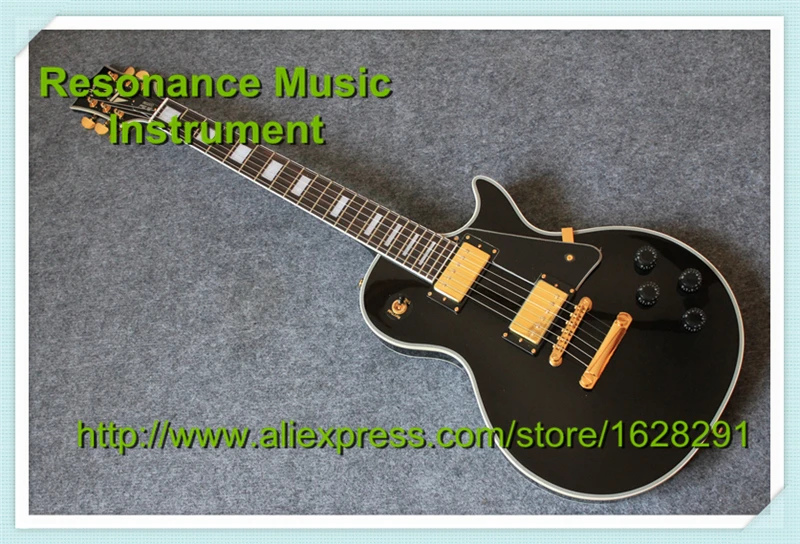 Top Selling Chinese Black Beauty Guitar Custom LP Gold Hardware China Guitars In Stock
Top Selling Chinese Black Beauty Guitar Custom LP Gold Hardware China Guitars In Stock