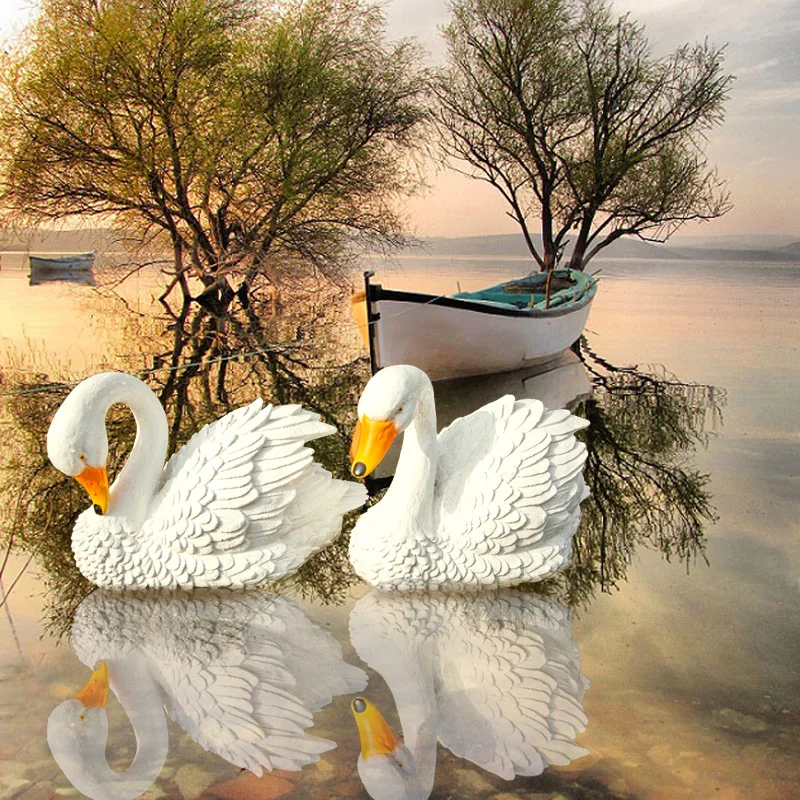 Outdoor Simulation Duck Ornament Resin Swan Decoration Waterscape Fish Pond Accessories Crafts Landscaping Floating Water Animal
Outdoor Simulation Duck Ornament Resin Swan Decoration Waterscape Fish Pond Accessories Crafts Landscaping Floating Water Animal