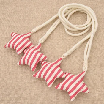 2pcs Striped Printed Curtain Tieback Star Shape Bandage Curtain Buckle Simple Style Room Curtain Decor Accessories
2pcs Striped Printed Curtain Tieback Star Shape Bandage Curtain Buckle Simple Style Room Curtain Decor Accessories