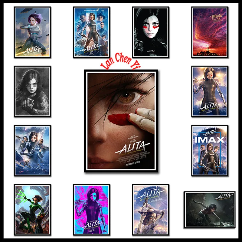 Art Alita Battle Angel 2019 Hot Movie Silk Canvas Poster Wall Art Print 24x36/'/'