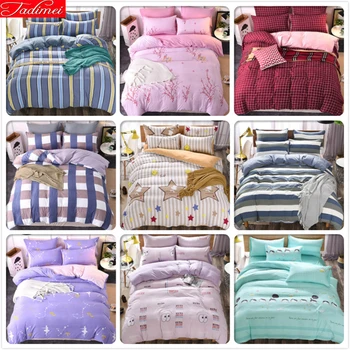 Solid Pure Color Bed Linens 6 feet 1.5m 1.8m 2m Bedsheet 3/4 pcs Bedding Sets King Queen Double Size Duvet Cover Kids Bedclothes
Solid Pure Color Bed Linens 6 feet 1.5m 1.8m 2m Bedsheet 3/4 pcs Bedding Sets King Queen Double Size Duvet Cover Kids Bedclothes