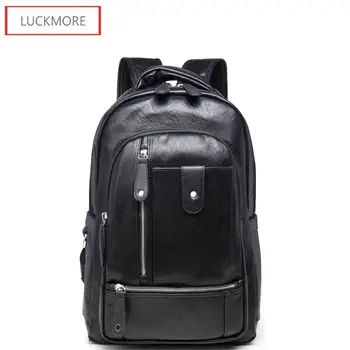 Vintage Quality PU Men's Backpack Casual Preppy Style Schoolbag Men Backpacks for Teenage Retro Black Backpacks Male Mochila
Vintage Quality PU Men's Backpack Casual Preppy Style Schoolbag Men Backpacks for Teenage Retro Black Backpacks Male Mochila