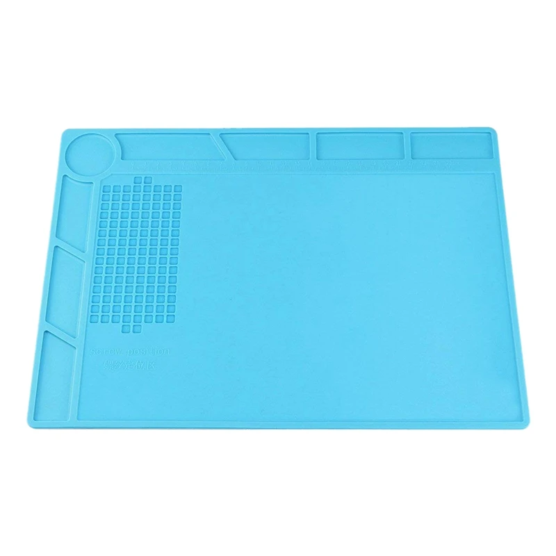 High Temperature Insulation Pad Soldering Station Welding Pad Silicone Table Mat Repair Table Mat With Scale And Screw Positio
High Temperature Insulation Pad Soldering Station Welding Pad Silicone Table Mat Repair Table Mat With Scale And Screw Positio