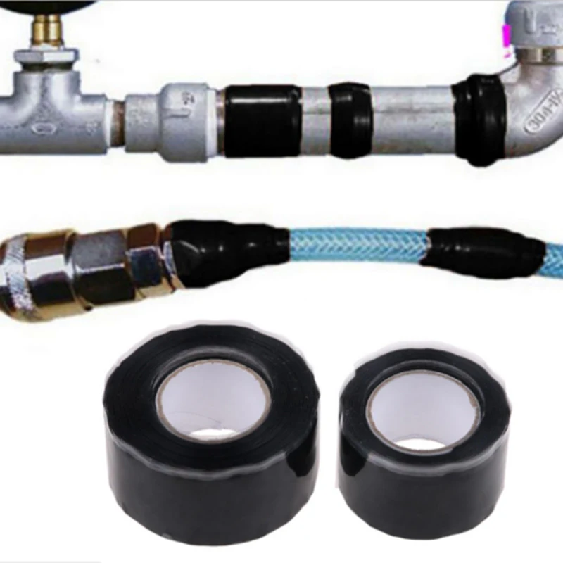 Seal Leaky Hoses Tapes Pipe Tubing Silicone Black Accessory Strong Rubberized Sealant Bonding Repair
Seal Leaky Hoses Tapes Pipe Tubing Silicone Black Accessory Strong Rubberized Sealant Bonding Repair