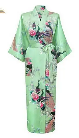 Light Green Chinese Style Print Satin Robes Women's Long Nightwear Casual Bath Gown Flower Plus Size S To XXXL
Light Green Chinese Style Print Satin Robes Women's Long Nightwear Casual Bath Gown Flower Plus Size S To XXXL