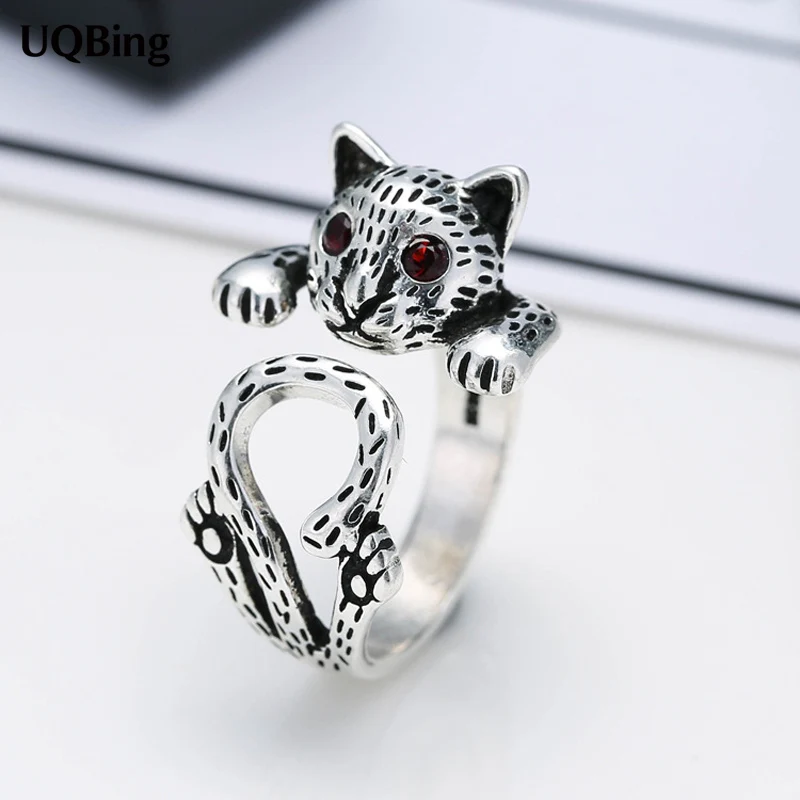 Retro 925 Silver Leopard Ring For Women Jewelry Finger Ring For Party Birthday Gift
Retro 925 Silver Leopard Ring For Women Jewelry Finger Ring For Party Birthday Gift