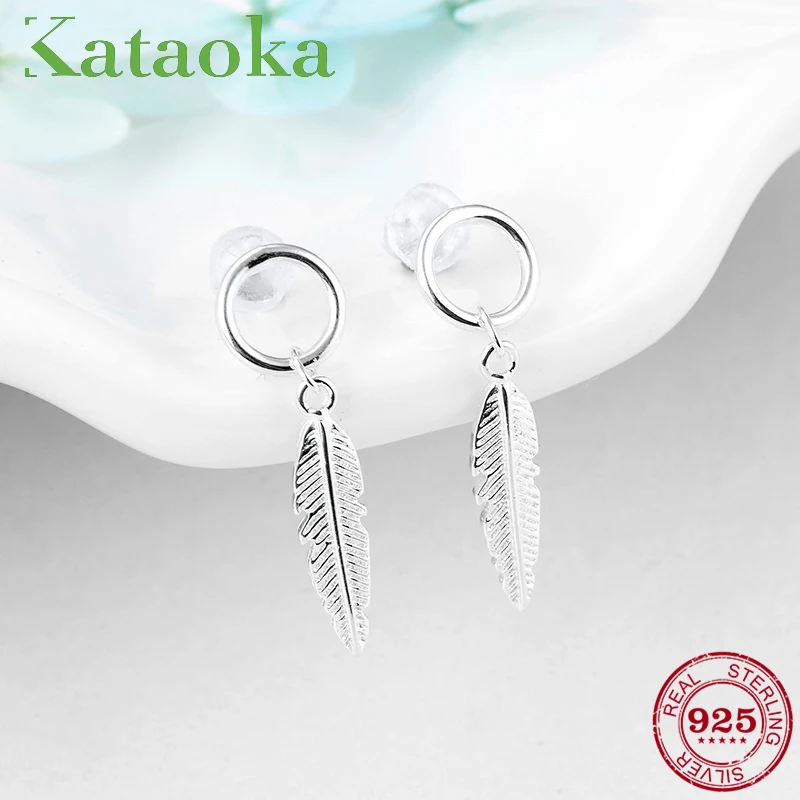 High quality 925 Sterling Silver Women Drop Earrings Feather Earings Trendy Jewelry Cute Luxury Design Girl Gift 2018
High quality 925 Sterling Silver Women Drop Earrings Feather Earings Trendy Jewelry Cute Luxury Design Girl Gift 2018