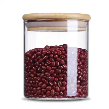 ONEISALL 1000ml Borosilicate Glass Airtight Canister, Glass Storage Jar Bamboo Lid Jar Candy Jar with Wooden Lids
ONEISALL 1000ml Borosilicate Glass Airtight Canister, Glass Storage Jar Bamboo Lid Jar Candy Jar with Wooden Lids