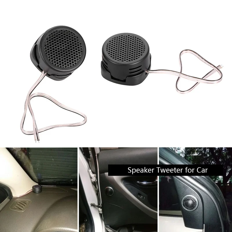 2PCs Universal 2x Car Mini High Efficiency Dome Tweeter Loudspeaker Super Power Audio Auto Sound Car Tweeters Black Loud Speaker
2PCs Universal 2x Car Mini High Efficiency Dome Tweeter Loudspeaker Super Power Audio Auto Sound Car Tweeters Black Loud Speaker