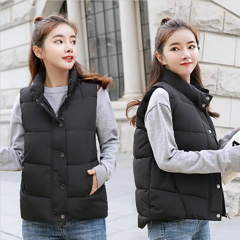 Black Vest Women Waistcoat 2019 New Vests Women Jacket And Coats Short Slim Thickening Warm Sleeveless Female Outerwear
Black Vest Women Waistcoat 2019 New Vests Women Jacket And Coats Short Slim Thickening Warm Sleeveless Female Outerwear