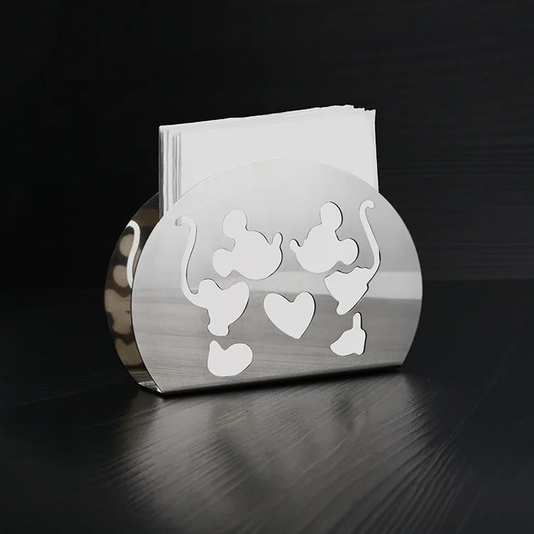 Stainless steel Mickey Mouse Napkin Holder Napkin Holder Mickey Napkin Clip Fan Shaped Napkin Restaurant Tool
Stainless steel Mickey Mouse Napkin Holder Napkin Holder Mickey Napkin Clip Fan Shaped Napkin Restaurant Tool