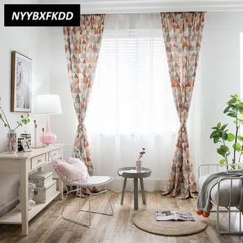 Geometric Curtain Polyester Cotton Modern Simple Fine Printed Curtains Cloth For Bedroom Living Room Window Treatments Home
Geometric Curtain Polyester Cotton Modern Simple Fine Printed Curtains Cloth For Bedroom Living Room Window Treatments Home
